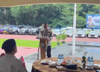 Kapolda Sultra Pimpin Apel Pengecekan Almatsus: “Lebih Baik Siap Tapi Tidak Digunakan”