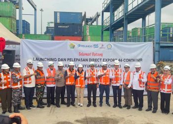 Pangkas Rantai Logistik, Pelindo dan Pemprov Sultra Lepas Ekspor Langsung 46 Kontainer ke China