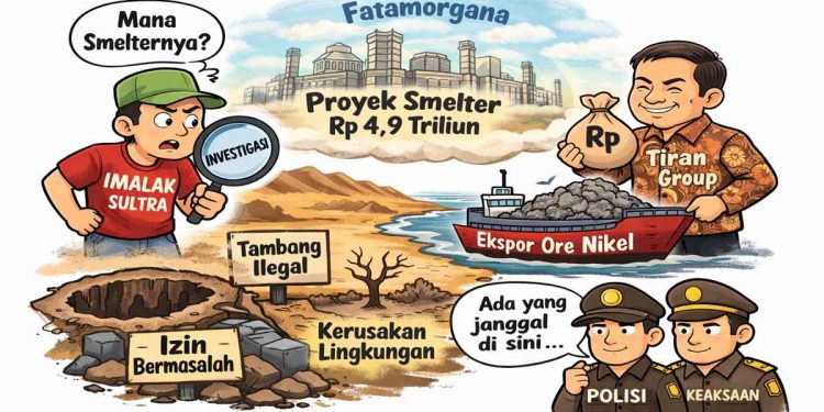 Luka Lingkungan Menganga di Balik Janji Smelter Rp4,9 Triliun: IMALAK Sultra Tuntut Transparansi.