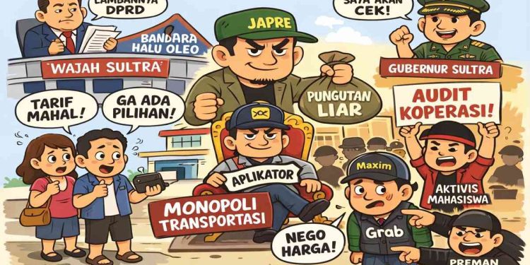 Polemik “Wajah Sultra”: Monopoli dan Dugaan Pungli Jasa Transportasi Bandara Halu Oleo Terus Memanas