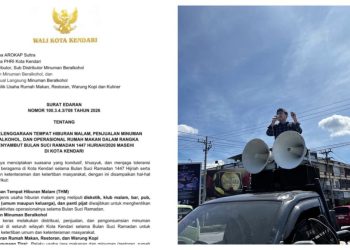 EDARAN WALIKOTA DIDUGA DI ACUHKAN, TOKO MIRAS DI KENDARI NEKAT BEROPERASI