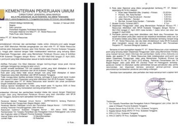 BPJN Sultra Warning PT ST Nickel Resources: Langgar Aturan Jalan Nasional, Izin Dispensasi Terancam Dicabut