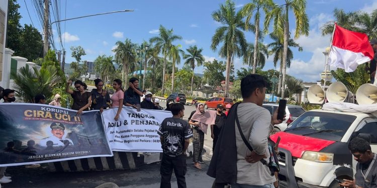 Aksi Jilid II: Jaksa Didesak Segera Periksa dan Tersangkakan Bupati Bombana Terkait Kasus Jembatan Cirauci II