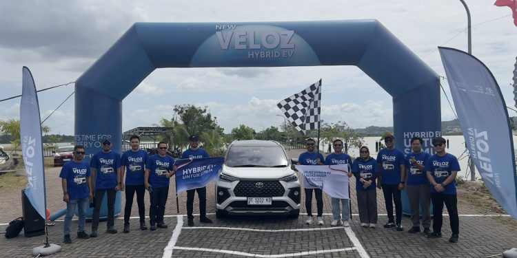 Jelajahi Sultra hingga Sulut, Kontingen ‘Veloz Hybrid Lintas Nusa 2.0’ Resmi Dilepas di Kendari