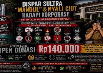 Dispar Sultra ‘Mati Suri’, KARST Gelar Open Donasi Rp140 Ribu Modal Patungan Rakyat untuk ‘Membeli’ Keberanian Pemerintah